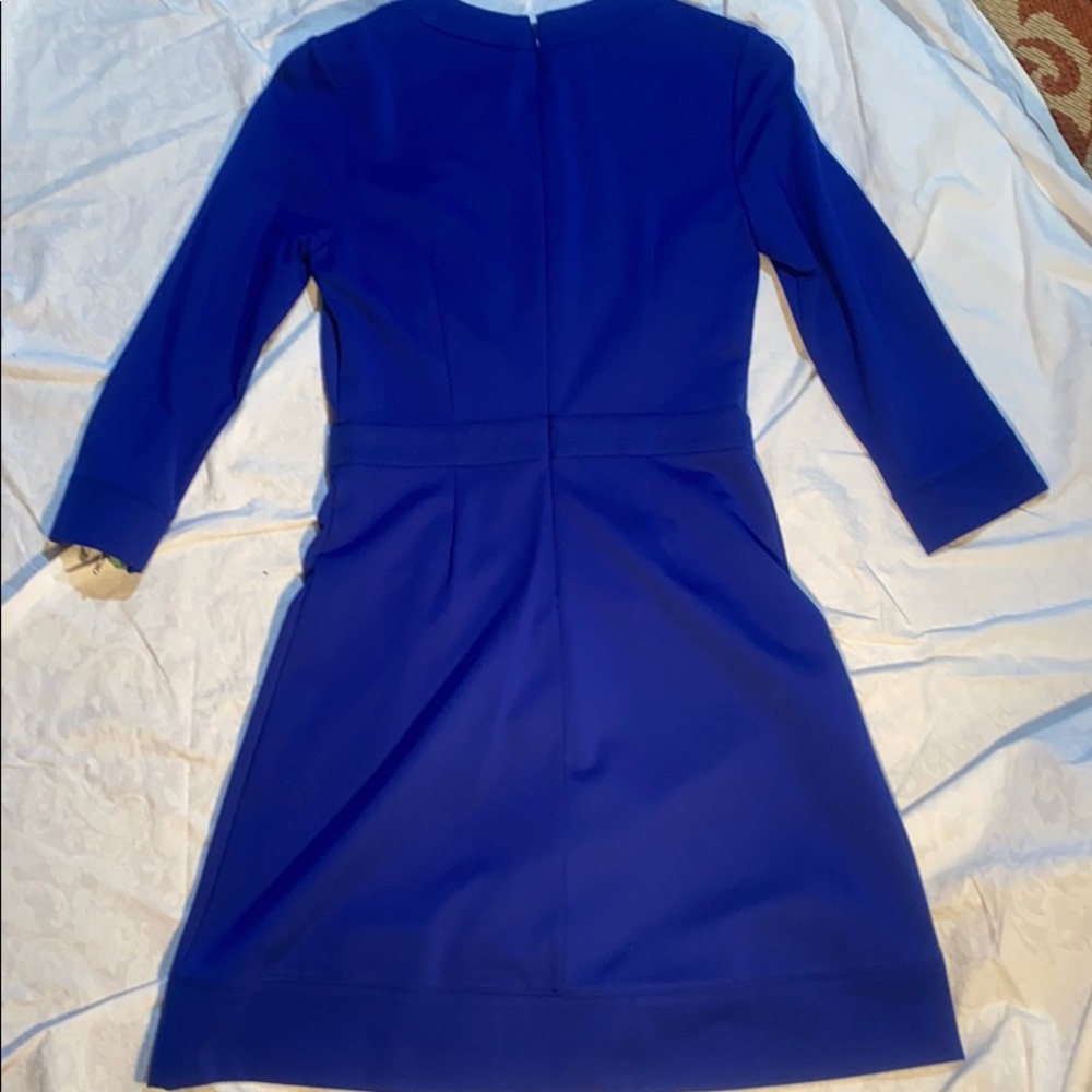 Laundry Royal Blue Keyhole Dress 4 - Picture 7 of 8